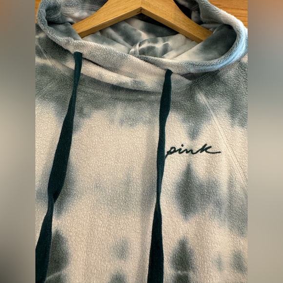 Pink Tie Dye Hooded Sweatshirt - Picture 4 of 8